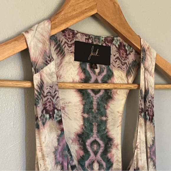 Nordstrom Jack Tie Dye Scoopneck Sleeveless Dress XS Small 2 - Picture 2 of 6